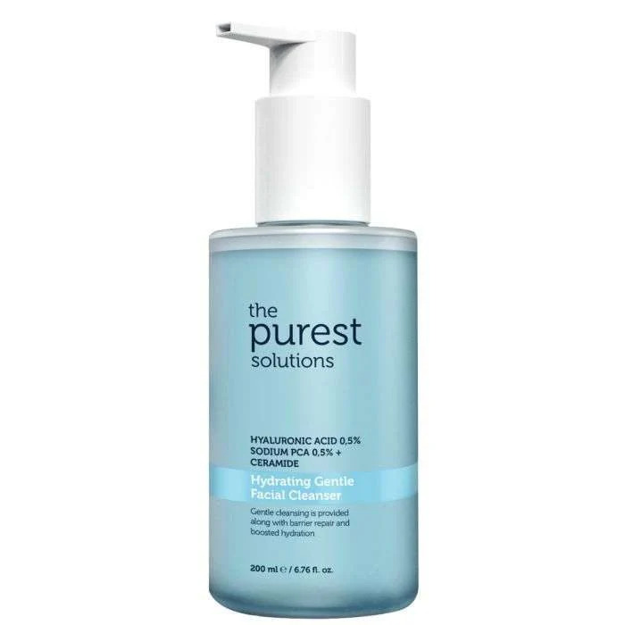 THE PUREST SOLUTIONS HYDRATING GENTLE FACIAL CLEANSER 0.5% HYALURONIC ACID 0.5% SODIUM PCA + CERAMIDE 200ML