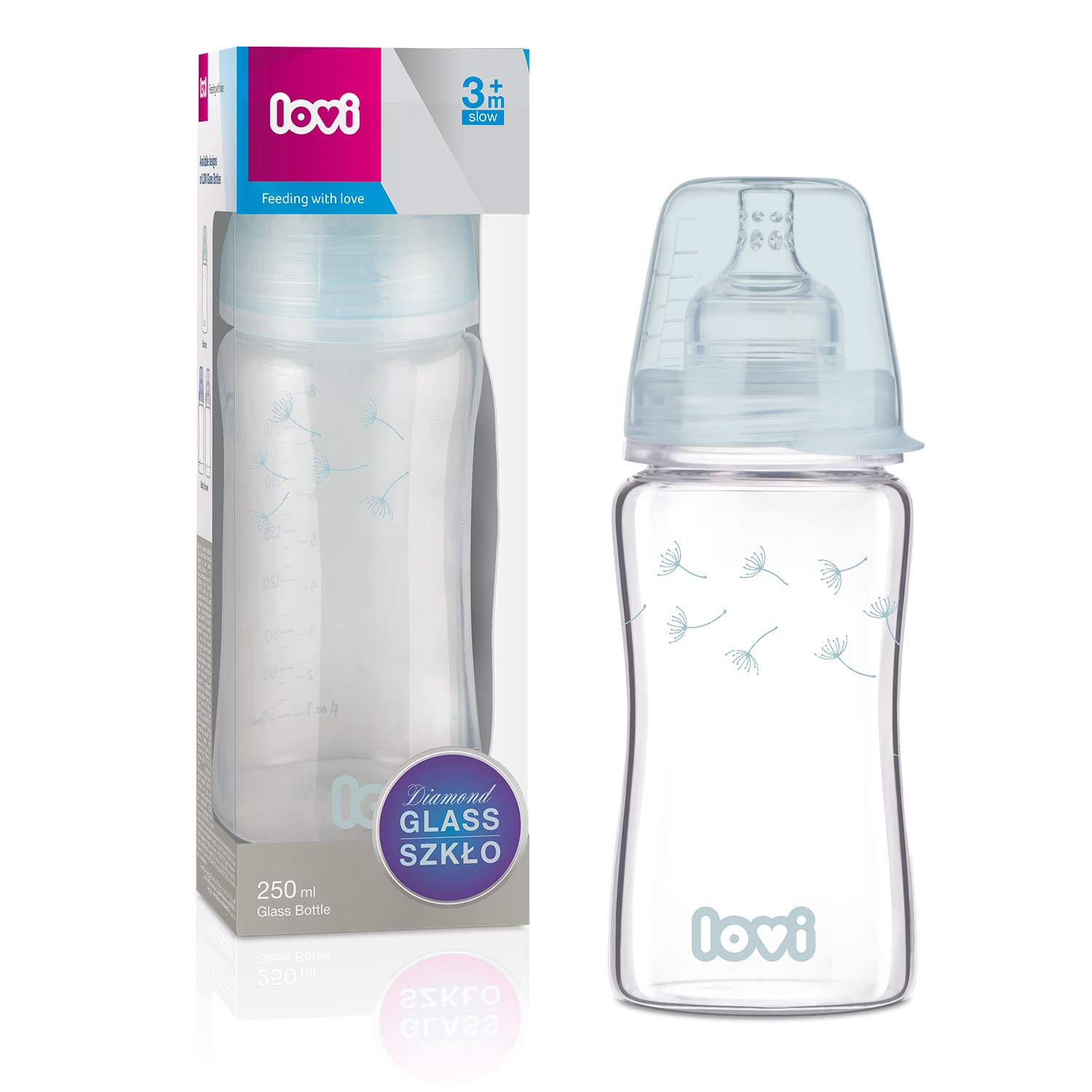 LOVI BIBERON ANTI-COLIQUE +3MOIS 250ML REF 21/570