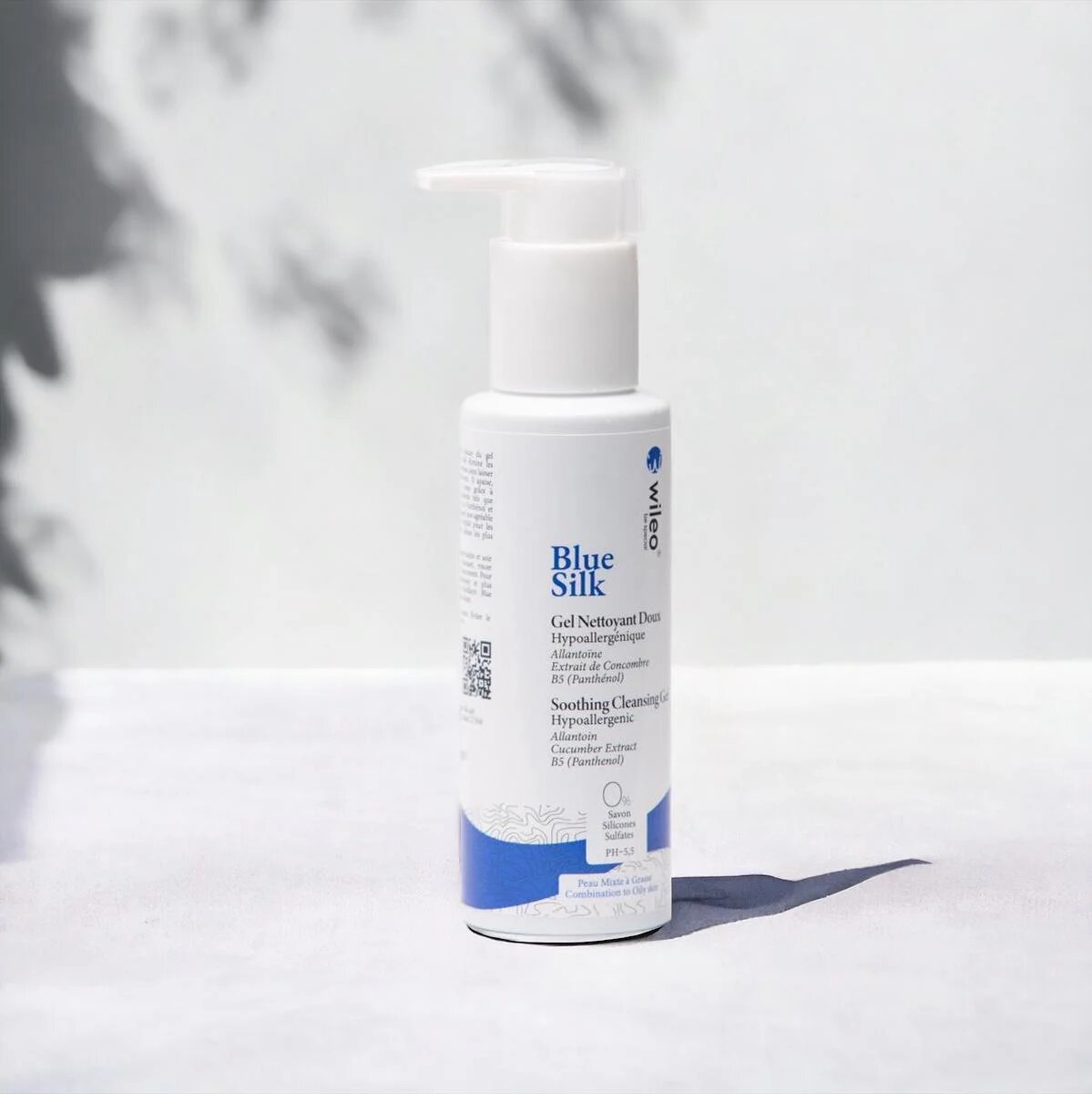 WILEO BLUE SILK GEL NETTOYANT DOUX 125ML