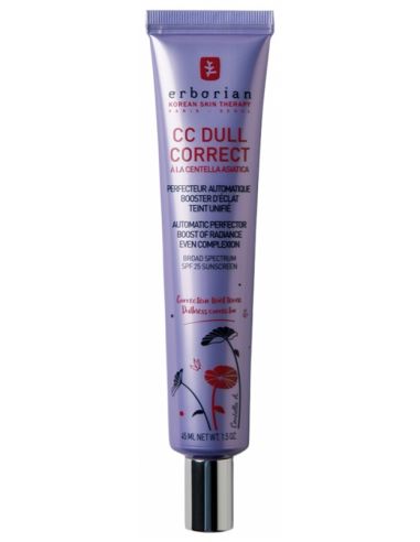 ERBORIAN CC Dull Correct à la centella Asiatica Perfecteur booster d'éclat, teint unifié